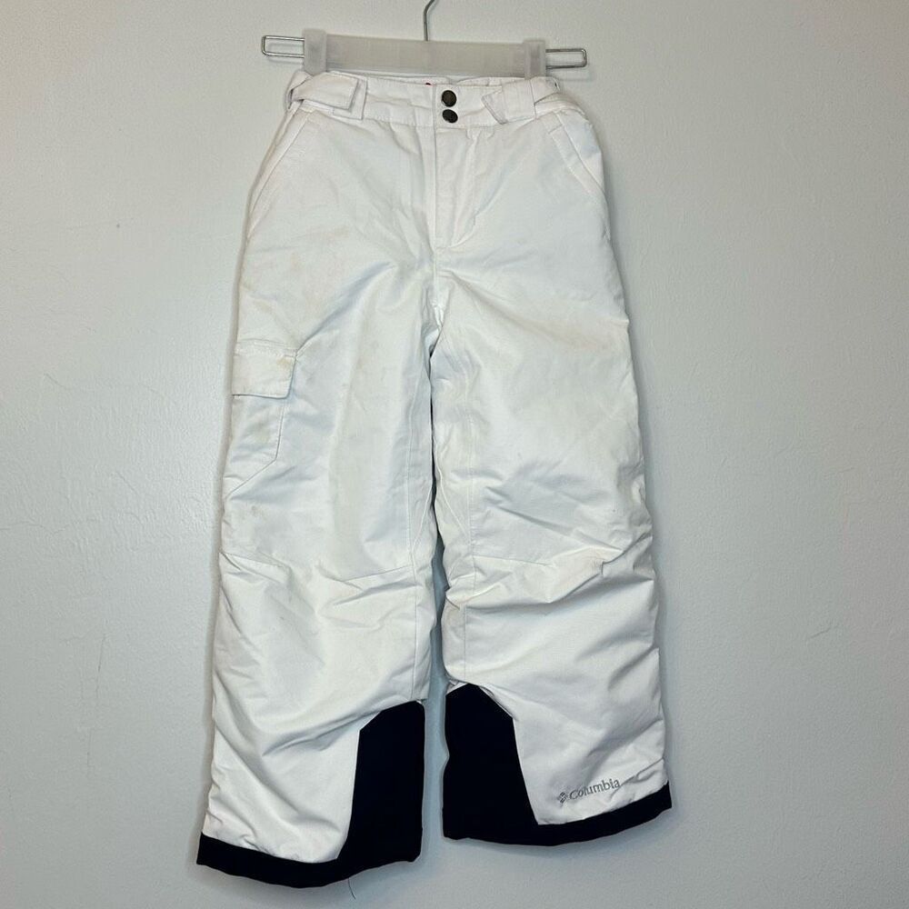 Columbia Sportswear OmniTech Waterproof Outgrown Ski Pants Black White 6-6x XS
